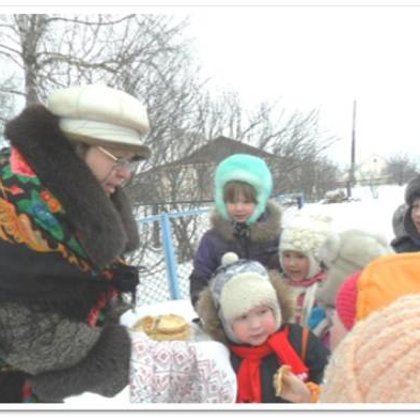 На Масленицу я встречаю юных посетителей